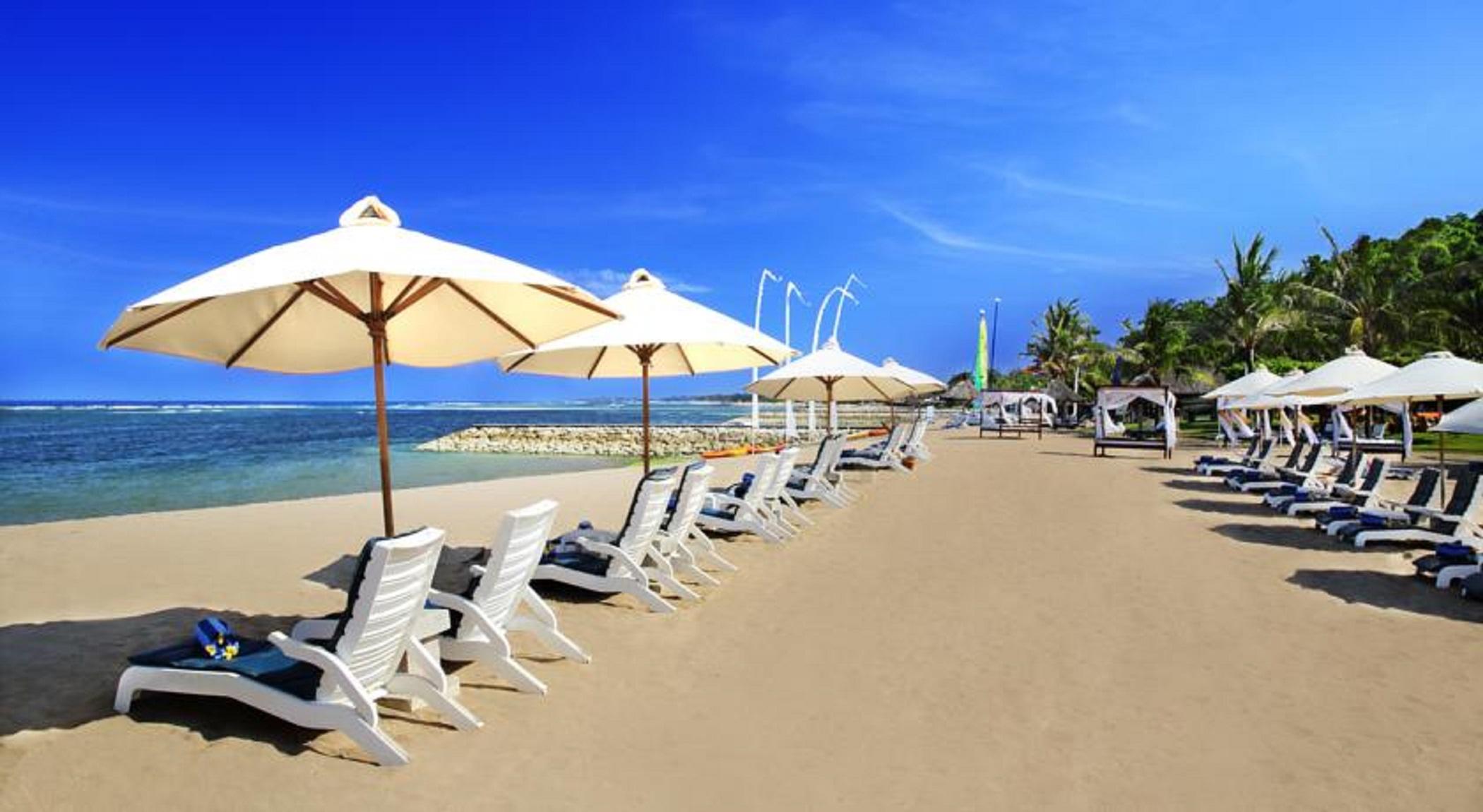 Grand Mirage Resort & Thalasso Bali Nusa Dua  Exterior foto Beach at the Grand Mirage Hotel