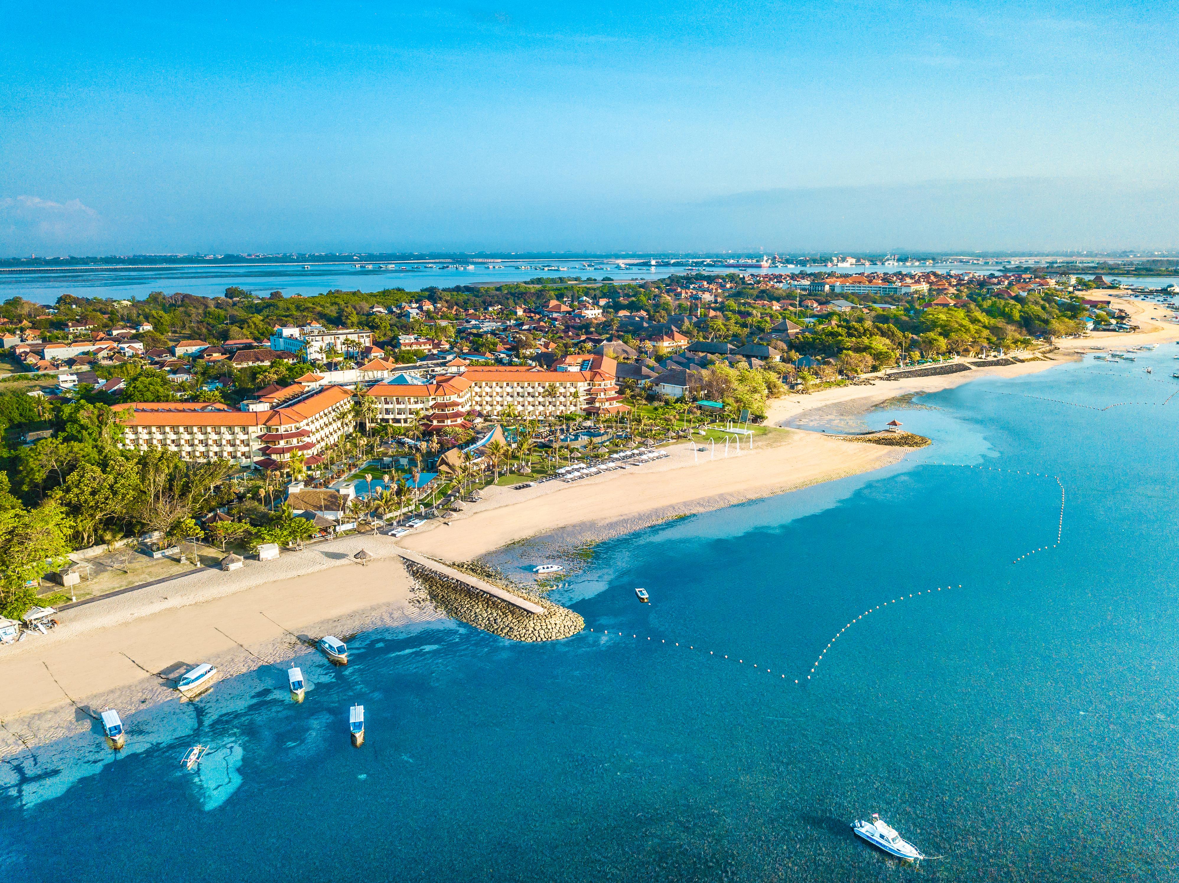 Grand Mirage Resort & Thalasso Bali Nusa Dua  Exterior foto Aerial view of Nusa Dua