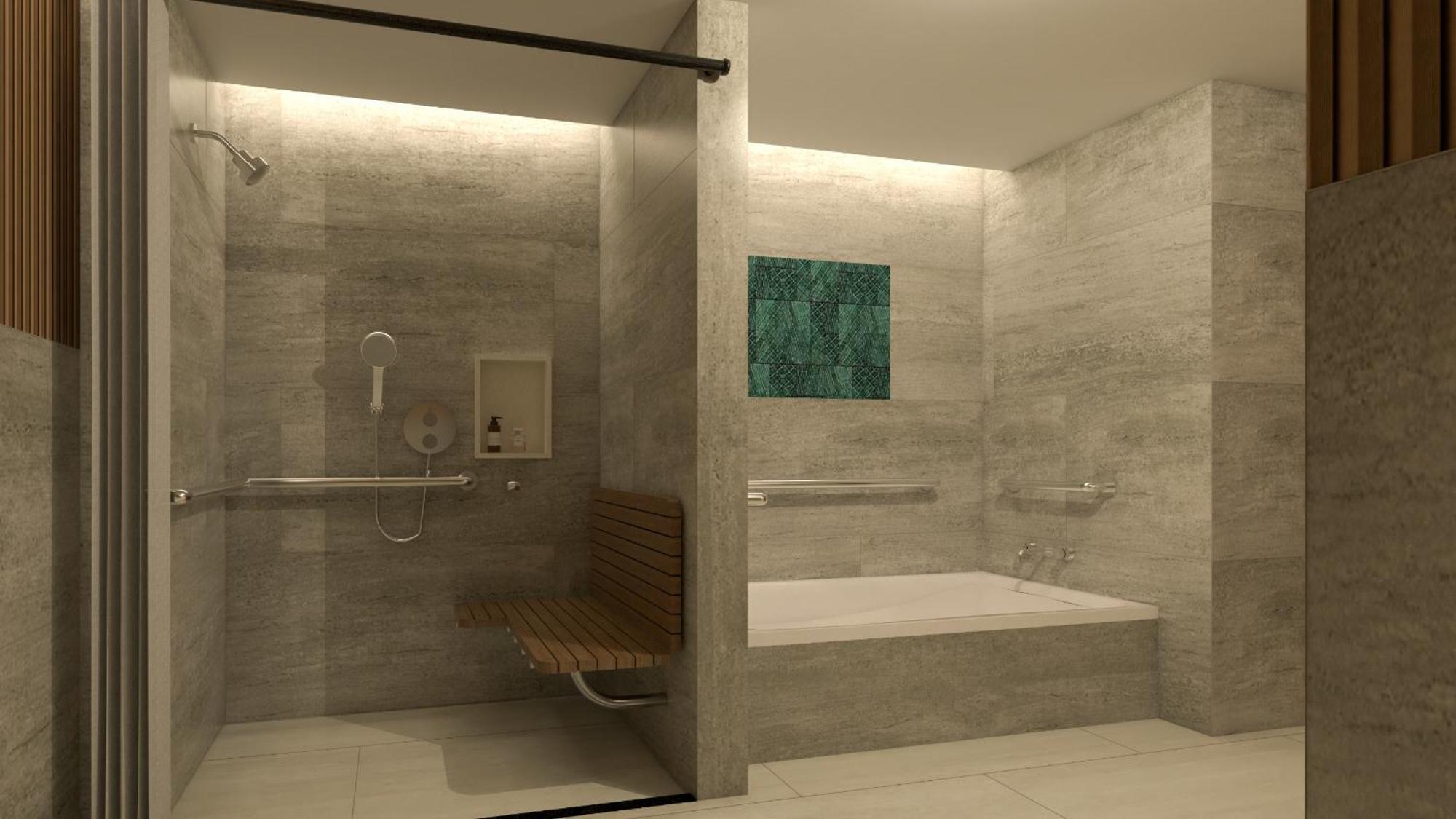 Grand Mirage Resort & Thalasso Bali Nusa Dua  Exterior foto A shower with a bathtub